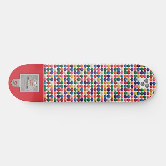 De gumballmachine persoonlijk skateboard (Horizontaal)