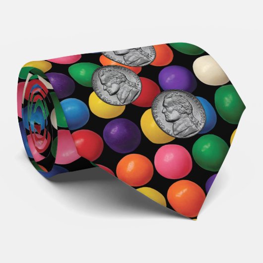 De gumballmachine stropdas (Opgerold)