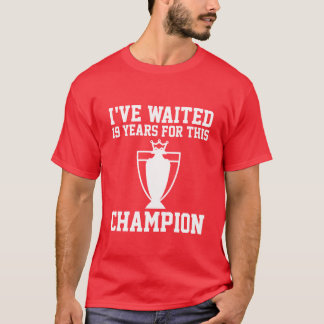 De Gunners Champion waar ik 19 jaar op heb gewacht T-shirt