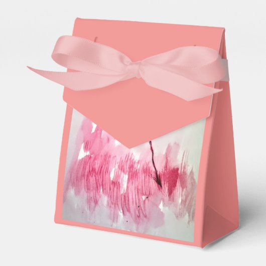 De Gunst van de Bloem van de pioen Bedankdoosjes (Voorkant Zijde)