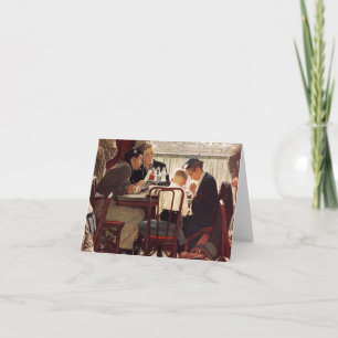 De Gunst van het gezegde door Norman Rockwell Kaart