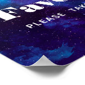 De gunsten nemen er een. Ruimtebruiloft. Navy nach Poster (Hoek)