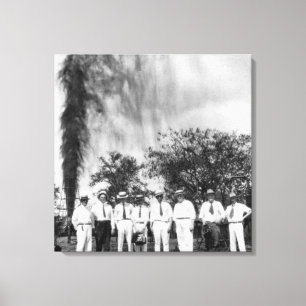 De Gusher Canvas Afdruk