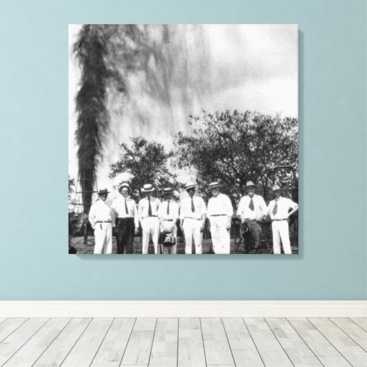 De Gusher Canvas Afdruk (Insitu (Houten vloer))