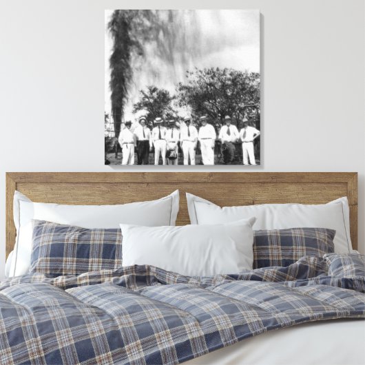 De Gusher Canvas Afdruk (Insitu (Slaapkamer))