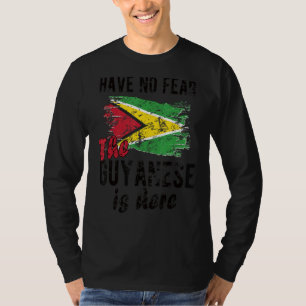 De Guyanezen zijn hier Guyana vlag Guyanese roots T-shirt