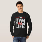 De gym is mijn leven T-shirt (Voorkant volledig)