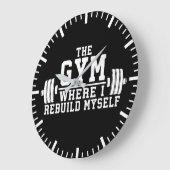 De Gym - Rebuild Myself - Workout Inspirerend Grote Klok (Hoek)