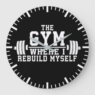 De Gym - Rebuild Myself - Workout Inspirerend Grote Klok