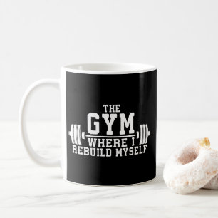 De Gym - Rebuild Myself - Workout Inspirerend Koffiemok
