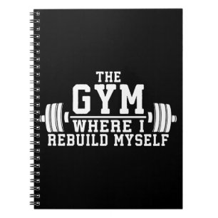 De Gym - Rebuild Myself - Workout Inspirerend Notitieboek