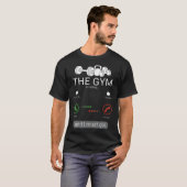 De gym roept, ik moet gaan - Personal trainer T-shirt (Voorkant volledig)