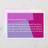 De Gynaecoloog behoedt Bedankkaart (Voorkant / Achterkant)