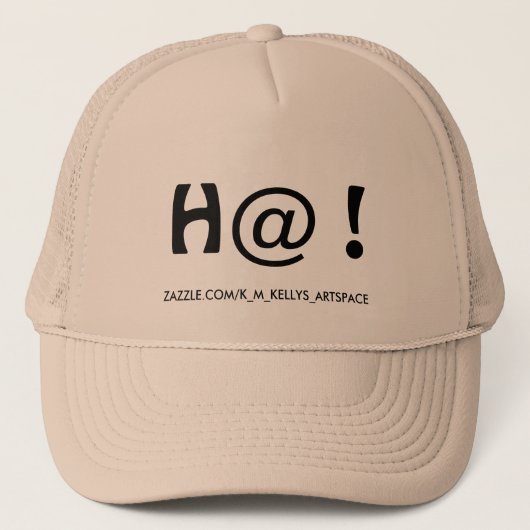 De H@! Hat Trucker Pet (Voorkant)