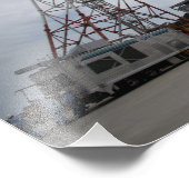 De H-IIB-raket op het lanceerpad Foto Afdruk (Hoek)