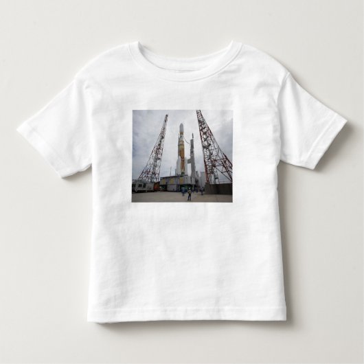 De H-IIB-raket op het lanceerpad Kinder Shirts (Voorkant)