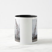 De H-IIB-raket op het lanceerpad Mok (Midden)