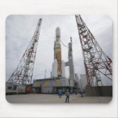 De H-IIB-raket op het lanceerpad Muismat (Voorkant)