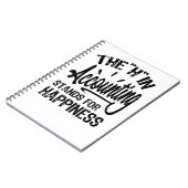 De H in boekingsstandaarden voor geluk Notitieboek (Linkerzijde)