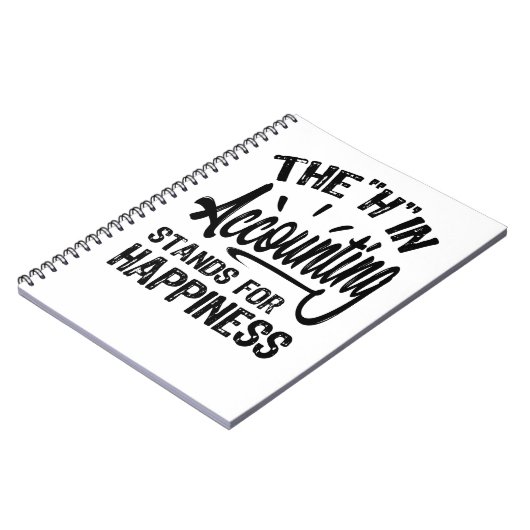 De H in boekingsstandaarden voor geluk Notitieboek (Linkerzijde)