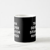 De H in Developer staat voor Happiness Funny Koffiemok (Center)