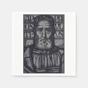 De H. Paulus de Apostel Moderne Grafische Heilige  Servet