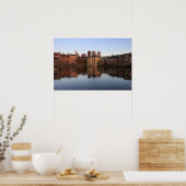 De Haagse skyline in Nederland Poster (Keuken)