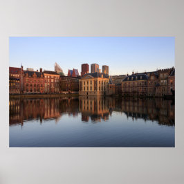 De Haagse skyline in Nederland Poster