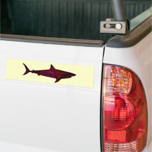 De haai bumpersticker