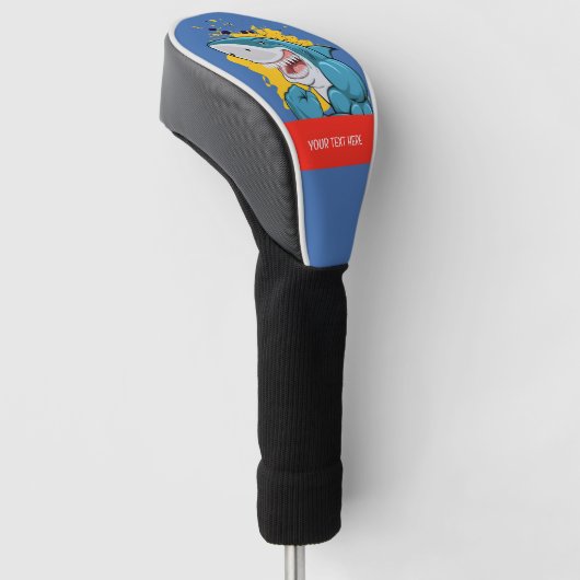 DE HAAI GOLFHEADCOVER (Schuin)