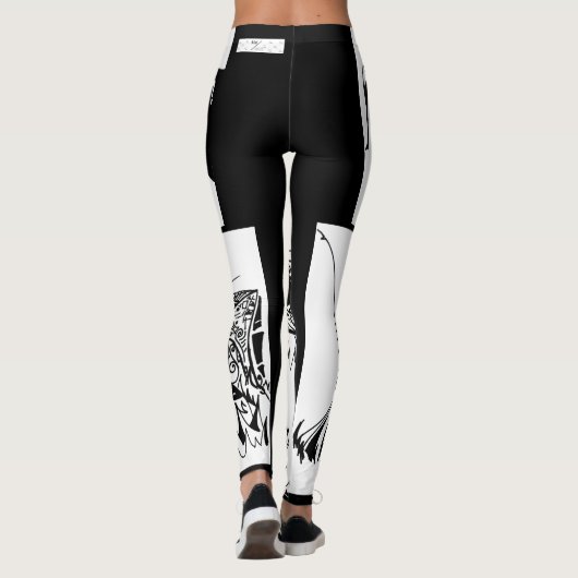 De haai leggings (Achterkant)
