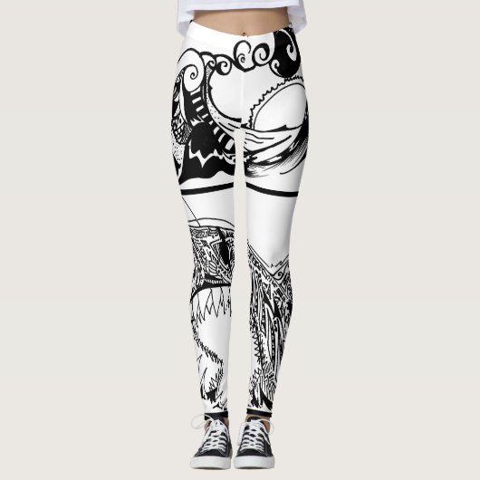 De haai leggings (Voorkant)