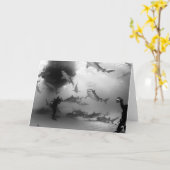 De Haai van de tijger & van de Citroen notecard Kaart (Gele Bloem)