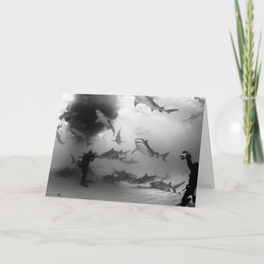 De Haai van de tijger & van de Citroen notecard Kaart (Voorkant)