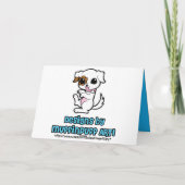 De Haai van de verjaardag Kaart (Achterkant)