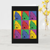 De Haai van het pop-art Kaart (Gele Bloem)