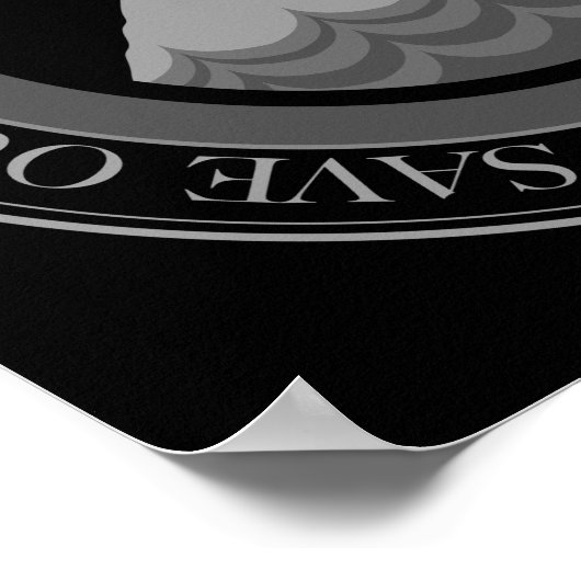 de haaien redden poster (Hoek)