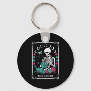 De Haaier Tarotkaart Grappig Garendesign Sleutelhanger