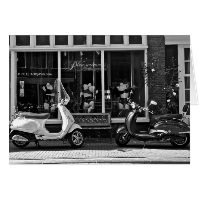 De haak omhoog - Wenskaart (Voorkant Horizontaal)