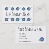 De haakhaak en de garens gepersonaliseerd, uw bedr visitekaartje (Voorkant / Achterkant)