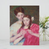 De haakles (twee zussen) kaart (Staand voorkant)