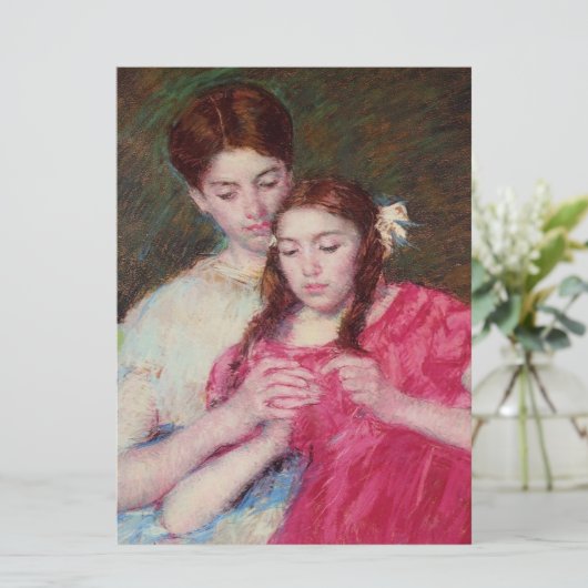 De haakles (twee zussen) kaart (Staand voorkant)