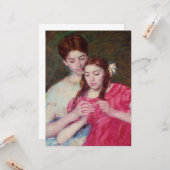 De haakles (twee zussen) kaart (Voorkant / Achterkant in situ)