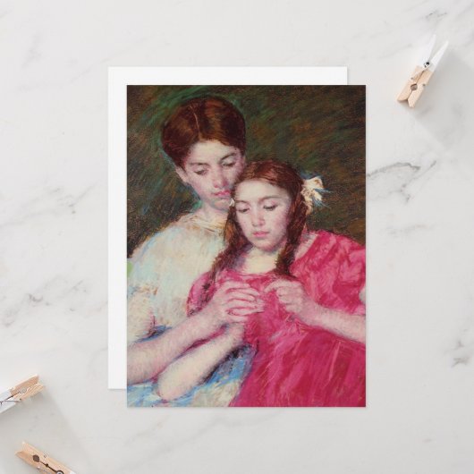 De haakles (twee zussen) kaart (Voorkant / Achterkant in situ)