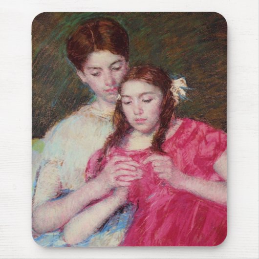 De haakles (twee zussen) muismat (Voorkant)