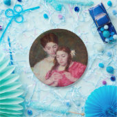 De haakles (twee zussen) papieren bordje (Feest)