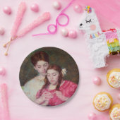 De haakles (twee zussen) papieren bordje (Feest)