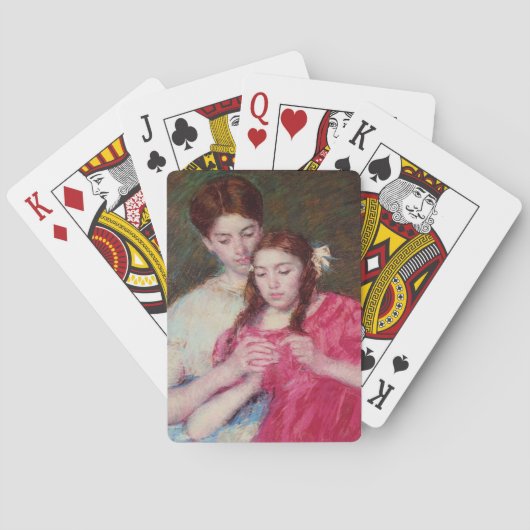 De haakles (twee zussen) pokerkaarten (Achterkant)