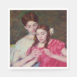 De haakles (twee zussen) servet