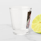 De haakles (twee zussen) shot glas (Links)